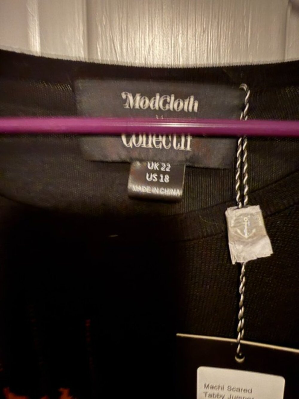 Modcloth x Collectif Cat Sweater - Picture 3 of 6